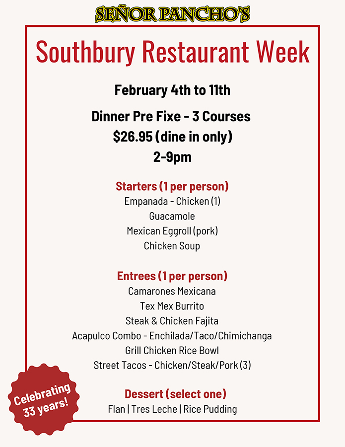 Southbury Restaurant Week Southbury, CT